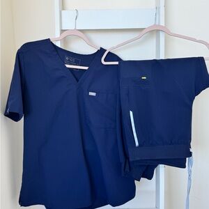 Figs XL Navy Blue Special Edition Scrub Set